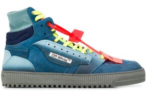 OFF-WHITE  Court High Blue Yellow FW19 Blue/Grey/Yellow (OMIA065F198000393031)