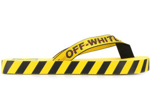 Off-White Flip Flops Yellow Yellow/Black (OMIA131S20D270206000)