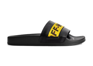 Off-White Industrial Slides Black FW20 Black (OMIA088E20FAB0041018)