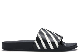 OFF-WHITE Spray Stripes Slider Black White FW19 Black/White (OMIA088E19C220511001)
