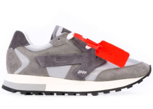 OFF-WHITE Suede Runner Grey (W) Grey (OWIA163S19D800340800)