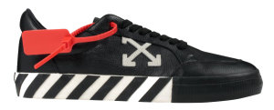 OFF-WHITE Vulc Low Black Leather FW19 Black (OMIA085f19D680011001)