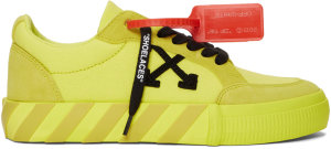 OFF-WHITE  Vulc Low Yellow Canvas FW19 Yellow/Black (192607M237028)