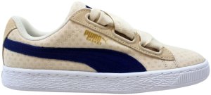 Puma  Basket Heart Denim Oatmeal Twilight Blue  (W) Oatmeal Twilight Blue (363371-03)