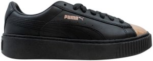 Puma  Basket Platform Metallic  Black Rose Gold  (W) Puma Black Rose Gold (366169-02)