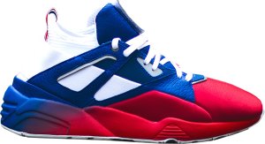 Puma  Blaze Of Glory Sock Sneakerness Paris Patriot Red High Risk Red/True Blue-Puma White (363502-01)