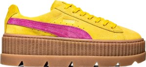 Puma  Cleated Creeper Rihanna Fenty Suede Lemon (W) Lemon/Carmine Rose-Vanilla Ice (366268-03)