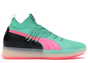 Puma  Clyde Court Disrupt South Beach Biscay Green/Pink-Puma Black (191715-01)