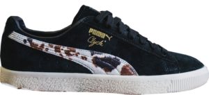 Puma  Clyde Packer Shoes Cow Suit Black Black/Whisper White (363507-01)