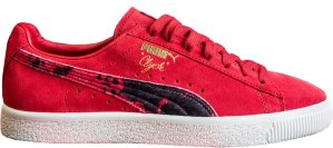 Puma Clyde Packer Shoes Cow Suit Red High Risk Red/Whisper White (363507-02)