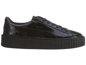 Puma  Creeper Wrinkled Patent  Black Black- Black (W) Puma Black/Black-Puma Black (364465)