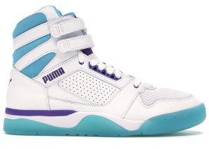 Puma  Palace Guard Mid Queen City Puma White/Blue Atoll-Prism Violet (370593-01)
