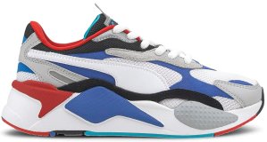 Puma  RS-X 3 Puzzle White Blue Red (GS) Puma White/Dazzling Blue-High Rise (372357-05)