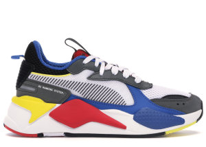 Puma  RS-X Toys White (GS) White/Blue-High Risk Red (369628-02)