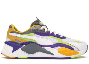 Puma  RS-X3 Level Up White Puma White/Lime Punch (373169-01)