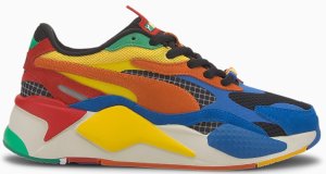 Puma RS-X3 Rubik’s Cube (GS) Palace Blue/High Risk Red (374028-01)