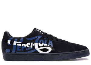 Puma  Suede Pepsi Black Puma Black/Silver (366332-02)