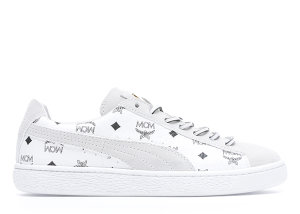 Puma  Suede Classic MCM (White) Whisper White/Puma Black (366299-02)