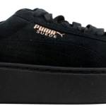 Puma Suede Platform Rose Gold (W) Rose Gold/Puma Black (366382-01)