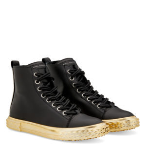 Giuseppe Zanotti BLABBER Mid-Top Sneakers Black (17364)