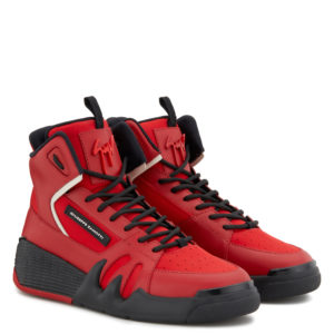 Giuseppe Zanotti TALON High Top Sneakers Red (17525)