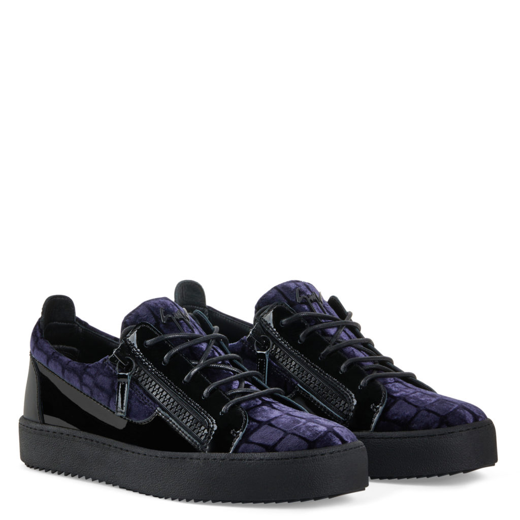 Giuseppe Zanotti FRANKIE Low Top Blue (70139)