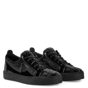 Giuseppe Zanotti FRANKIE Low Top Sneakers Black (70157)