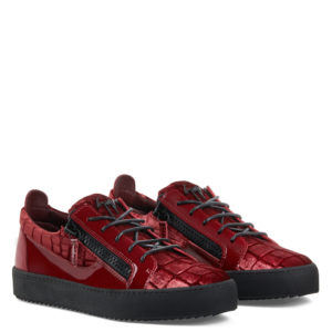 Giuseppe Zanotti FRANKIE Low Top Sneakers Red (70174)