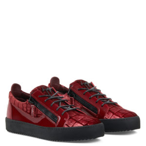 Giuseppe Zanotti FRANKIE Low Top Sneakers Red (70186)