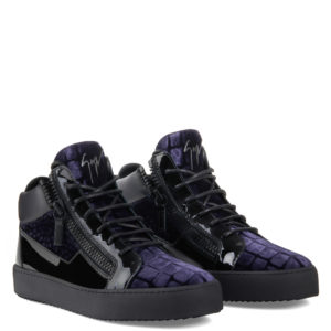 Giuseppe Zanotti KRISS High Top Sneakers Blue (70199)