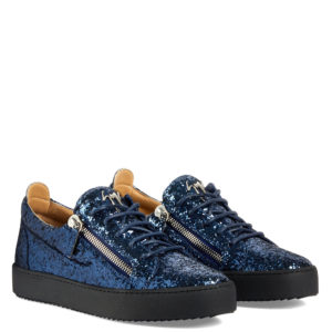 Giuseppe Zanotti FRANKIE Low Top Sneakers Blue (70243)