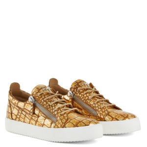 Giuseppe Zanotti FRANKIE Low Top Sneakers Gold (70429)