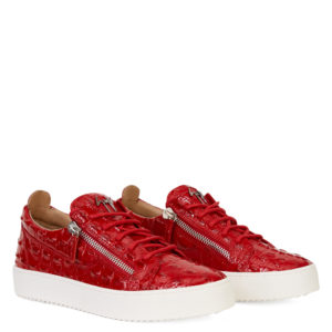 Giuseppe Zanotti FRANKIE Low Top Sneakers Red (74766)