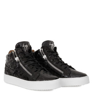 Giuseppe Zanotti KRISS Mid Top Sneakers Black (74830)