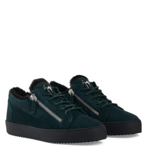 Giuseppe Zanotti FRANKIE WINTER Low Top Sneakers Green (70785)