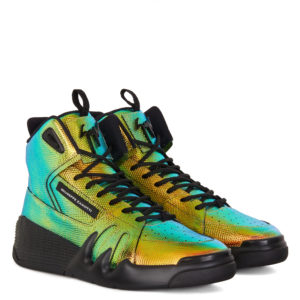Giuseppe Zanotti TALON High Top Sneakers Gold (70873)