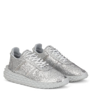 Giuseppe Zanotti URCHIN Low Top Sneakers Silver (71126)