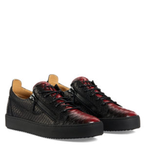 Giuseppe Zanotti FRANKIE Low Top Sneakers Red (71389)