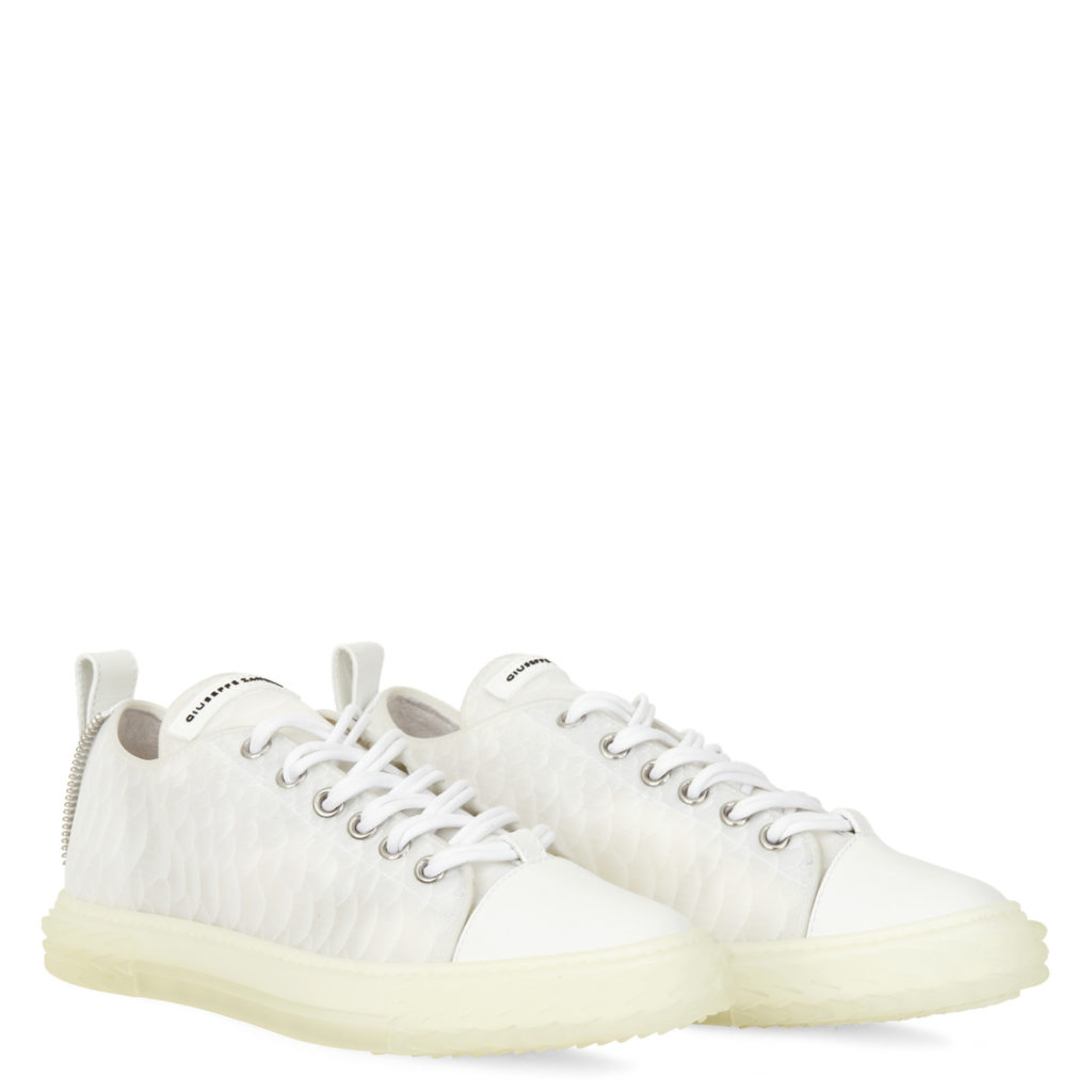 Giuseppe Zanotti BLABBER JELLYFISH Low Top White (71554)
