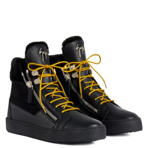 Giuseppe Zanotti TREK High Top Sneakers Black (71624)
