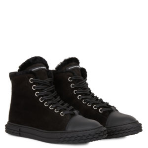 Giuseppe Zanotti BLABBER High Top Sneakers Black (74962)
