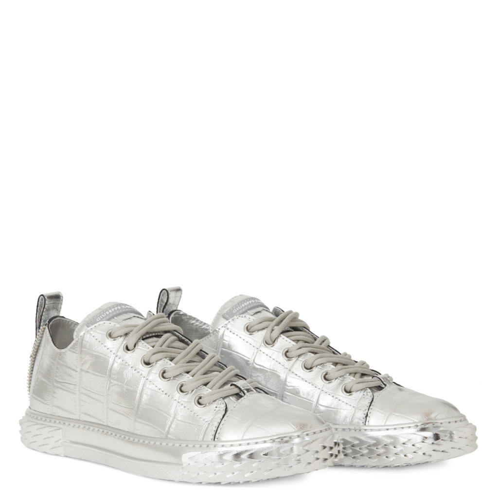 Giuseppe Zanotti BLABBER Low Top Silver (75167)