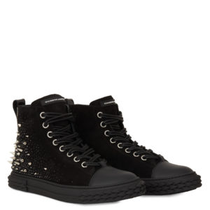 Giuseppe Zanotti BLABBER Mid Top Sneakers Black (75325)