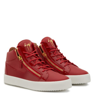 Giuseppe Zanotti KRISS Mid Top Sneakers Red (24972)
