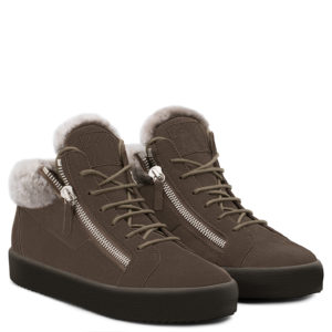 Giuseppe Zanotti KRISS Mid Top Sneakers Brown (55376)