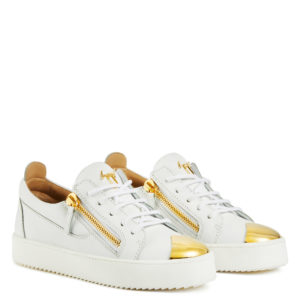 Giuseppe Zanotti GAIL STEEL Low Top Sneakers White (72001)