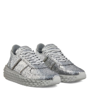 Giuseppe Zanotti URCHIN Low Top Sneakers Silver (72177)