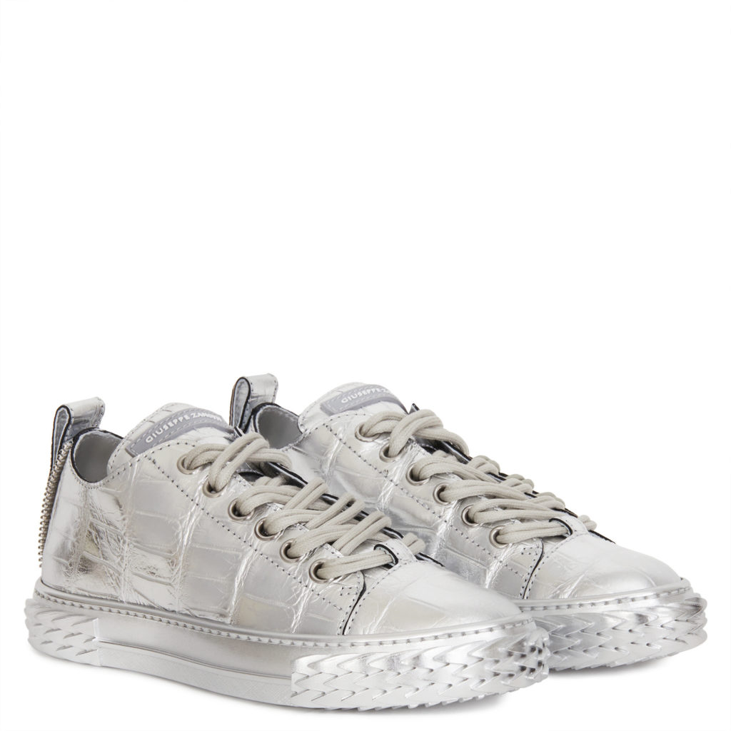 Giuseppe Zanotti BLABBER Low Top Silver (75569)