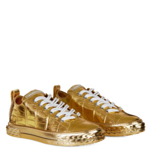 Giuseppe Zanotti BLABBER Low Top Sneakers Gold (75589)