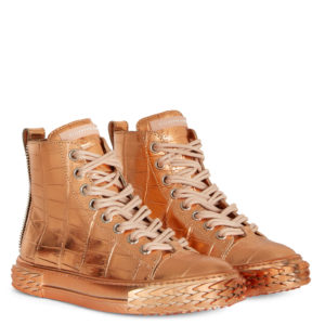 Giuseppe Zanotti BLABBER Mid Top Sneakers Pink (75604)